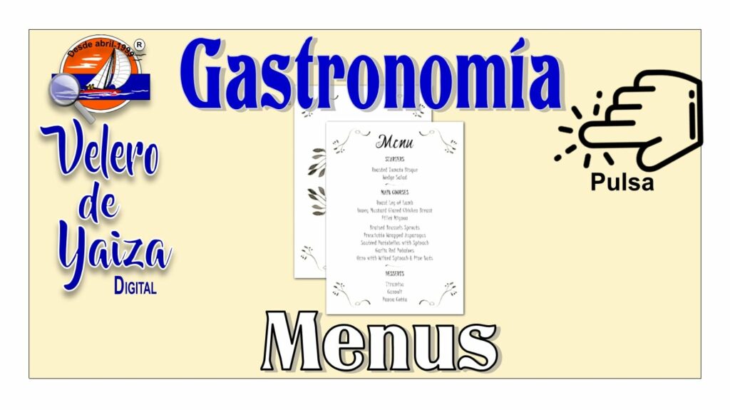 Gastronomía menús